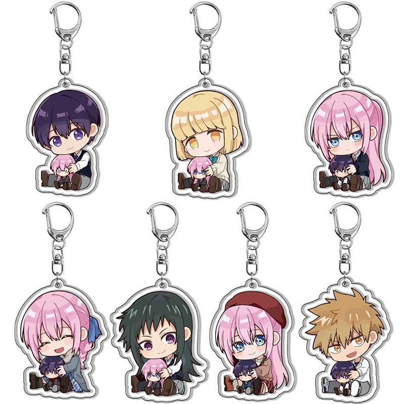 Anime Shikimori's Not Just a Cutie Keychain Cartoon Figure Shikimori Miyako Izumi Kamiya Ai Pendant 