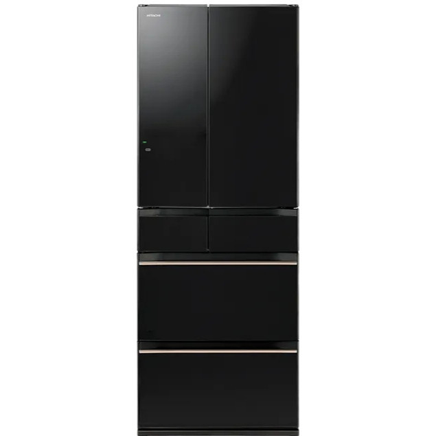 Tủ lạnh Hitachi Inverter 617 lít R-HW620RV XK 6 cửa màu đen