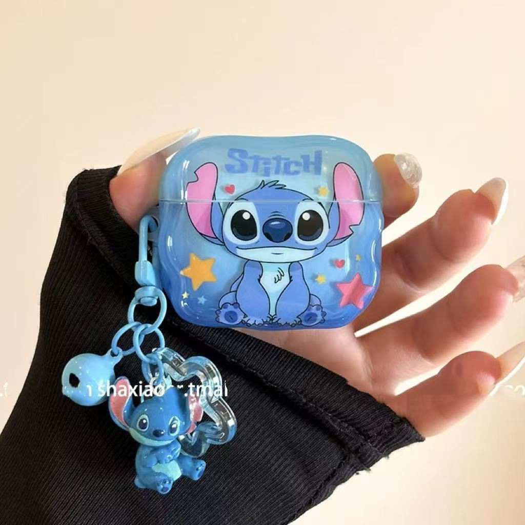 Ốp bảo vệ tai nghe thế hệ Stitch AirPods Pro2 airpod4 Bluetooth Apple 3 Generation Cover