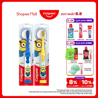 Bàn chải đánh răng điện Colgate Sonic Minion dành cho bé công nghệ sóng âm