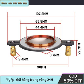 [COD] Màng Coil Treble 450 Màng Titan 44.4mm – Phụ Kiện Thay Thế Loa Treble Chất Lượng Cao