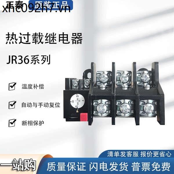 Rơle nhiệt Zhengtai JR36-20 JR36-63 Quá tải nhiệt 63A Bảo vệ 22A 160A JR36-160