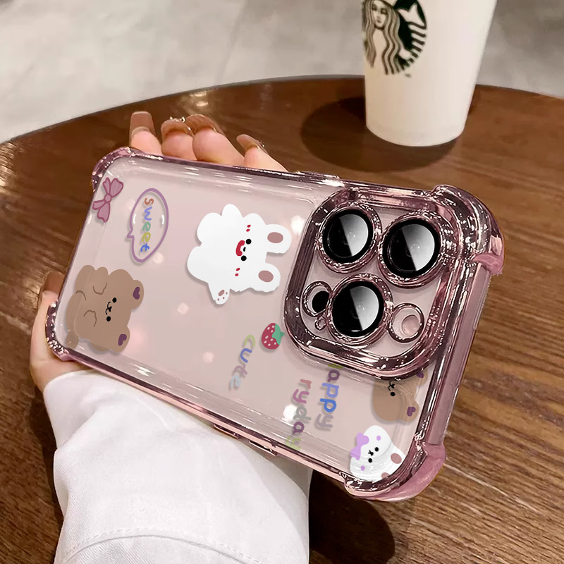 Ốp Lưng Gấu Trắng 3 In1 Cho Vivo Iq00 Z6x Neo5se Z8x Z9-5g Z9 Turbo Iq00 Z9x Iq00 Z10 13 Vỏ Điện Tho