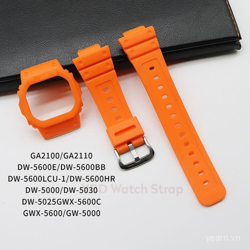 Bộ thay thế dây đeo đồng hồ bằng nhựa Octagon Oak cho GA2100 / DW5600 / GWX 5600