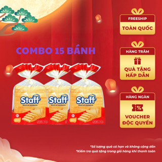 COMBO 15 Staff Bánh mì sandwich lát mềm 275g
