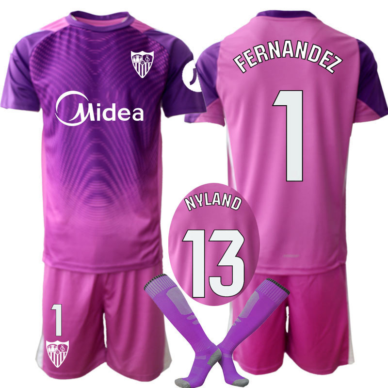 Áo Thủ Môn Số 1 và 13 của Fernandez và Nyland - Màu Tím