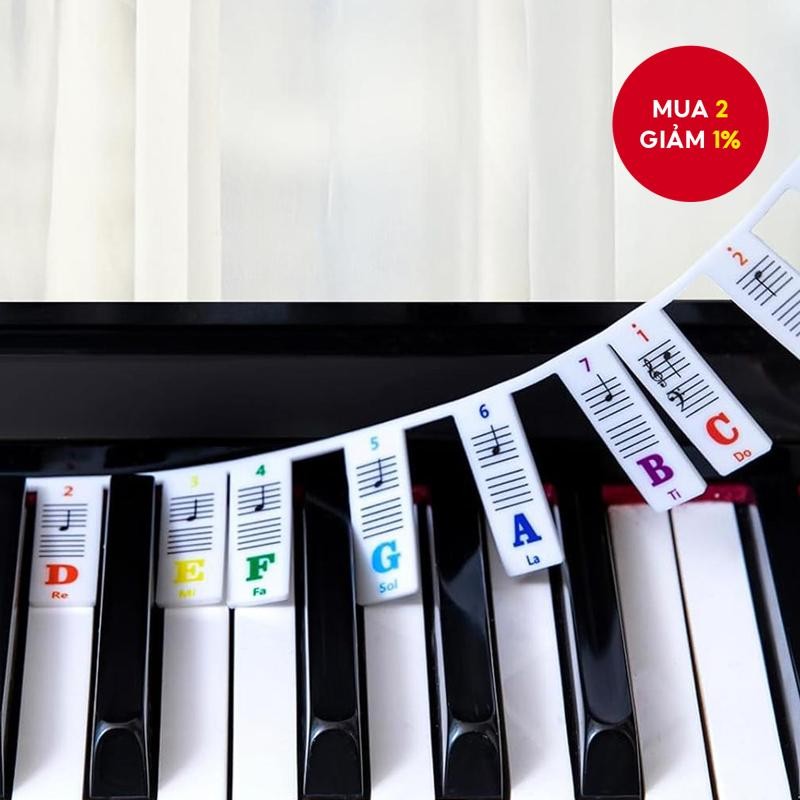 Hướng Dẫn Ghi Chú Đàn Piano Cho Người Mới Bắt Đầu, Nhãn Ghi Chú Bàn Phím Đàn Piano Có Thể Tháo Rời Dùng Để Học, 88 Phím Đầy Đủ Kích Thước, Làm Từ Silicone, Không Cần Keo Dán, Tái Sử Dụng Và Đi Kèm Hộp