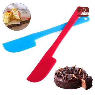 Degtnb-plastic Cream Bơ Bánh Thìa Trộn Batter Scraper Brush Dụng Cụ Nướng Bánh