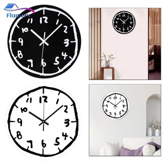 Flameer Acrylic Đồng Hồ Treo Tường Tối Giản Đơn Giản Im Lặng Phong Cách Đa Năng Treo Tường Nghệ Thuật Trang Trí