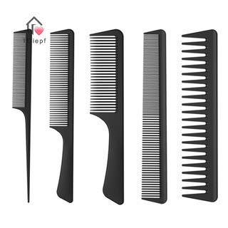 Bộ lược sợi Carbon Lược đuôi tóc chuyên nghiệp Lược cắt tóc Salon MỚI