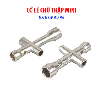 Cờ lê chữ thập mini lỗ lục giác vặn m2/m2.5/m3/m4