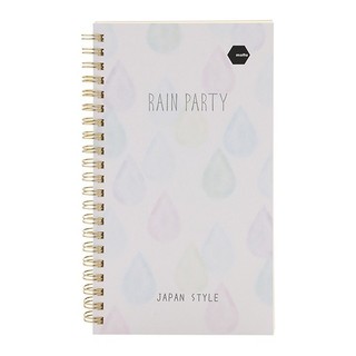 Sổ lò xo twin notebook rain party motto a5 120 trang japan cytna5-rp - motto