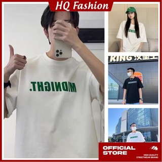 Áo thun Unisex midnight form rộng cotton, áo phông nam nữ phong cách ulzzang - HQ Fashion