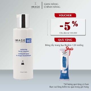 Sữa rửa mặt Image Skincare MD Restoring Facial Cleanser làm sạch trẻ hóa da 118 ml