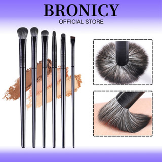 BRONICY 6 Cọ Trang Điểm Mắt Chuyên Nghiệp Cọ Che Khuyết Điểm Kẻ Mắt Chuyên Nghiệp Mềm