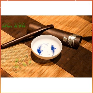 Chén sứ cảnh đức - dáng bầu - song ngư