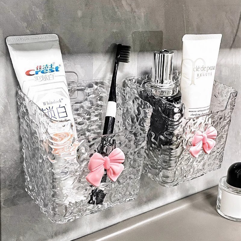 [HCM] Ly cốc đựng bàn chải đa năng hình nơ phong cách hiện -GI888