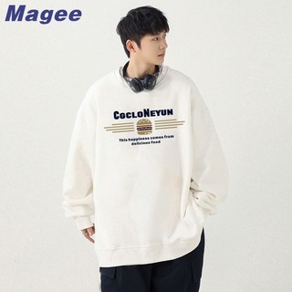 Magee Áo hoodie in hình nam Áo len cổ tròn dài tay cổ thủy thủ đoàn áo len thường ngày