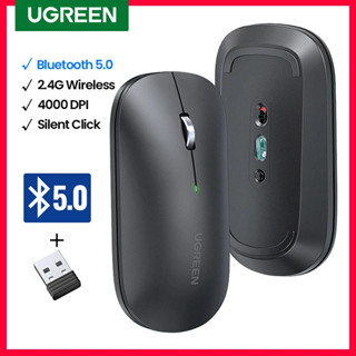 Ugreen Chuột Không Dây Bluetooth 2.4G Và 5G 4000 DPI cho PC MacBook Air M1 iPad máy tính xách tay