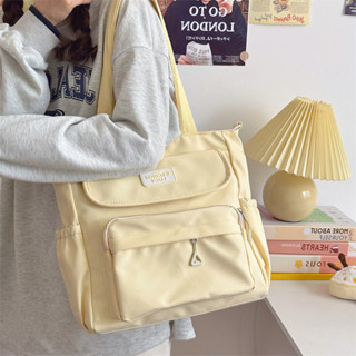 Túi đeo vai dung tích lớn đơn giản và đa năng mới dành cho bé gái, Túi xách dành cho học sinh dạy kèm, Túi đi học, Túi Tote đi lại
