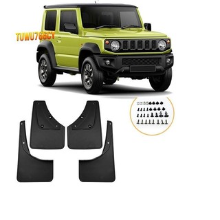 Fender xe ô tô chắn bùn cho suzuki jimny 2019-2023 chắn bùn chắn bùn chắn bùn flap splash flap phụ kiện thay thế màu đen