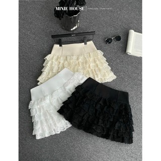 Chân váy ren lỗ tầng 7128.