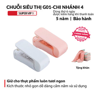 Dụng cụ hàn miệng túi thực phẩm mini G01 giúp bảo quản tốt các loại thức ăn