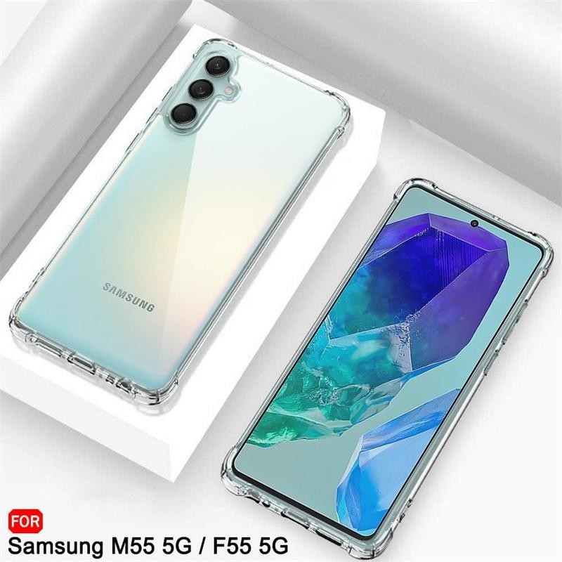 Dành Cho Samsung M55 5G Ốp Lưng Silicon Mềm TPU Trong Suốt Ốp lưng Samsung Galaxy M55 5G GalaxyM55 M