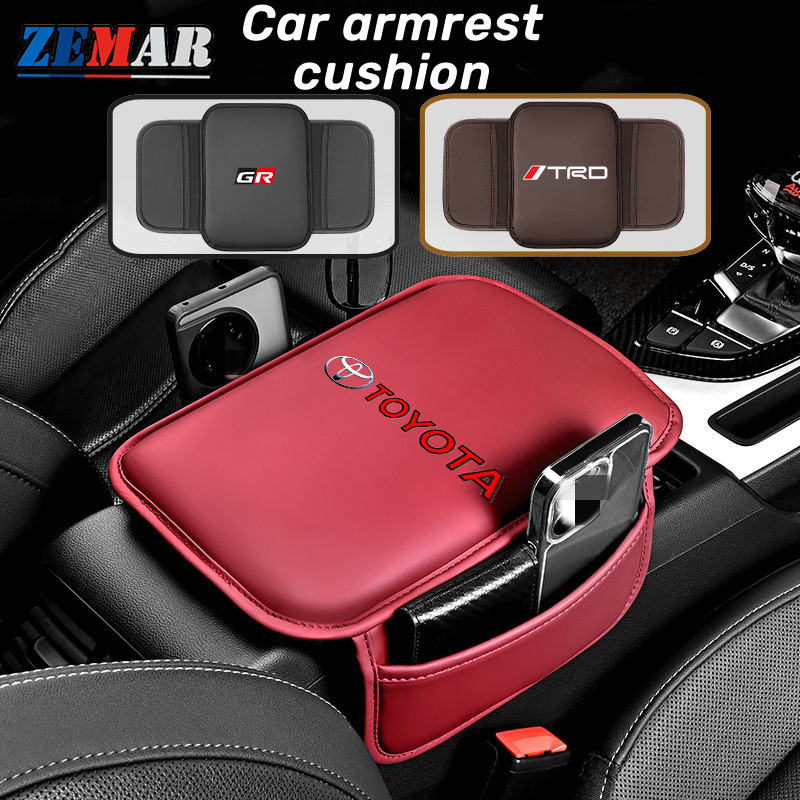 Toyota Xe Tay Vịn Miếng Lót Điều Khiển Trung Tâm Tay Miếng Lót Bảo Vệ Đa Năng Tay Vịn Túi Bảo Quản C