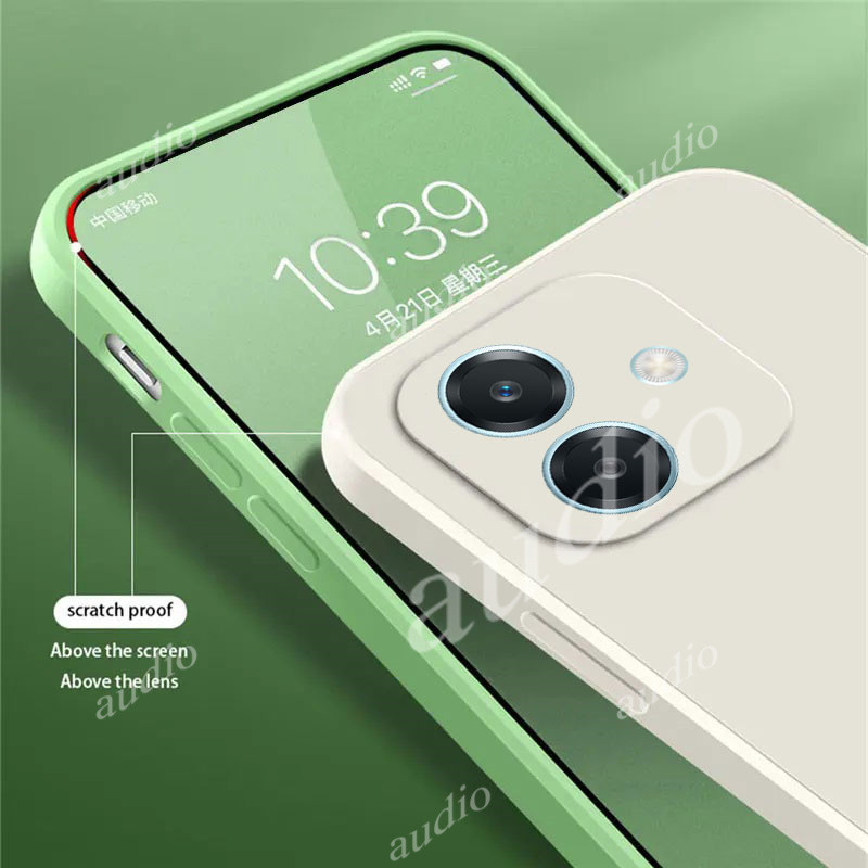 Dành Cho OPPO a3x A3 OPPOA3 OPPOA3x 5G 4G 2024 Ốp Lưng Silicon Lỏng Vuông Chính Hãng Cho OPPO a3x A3
