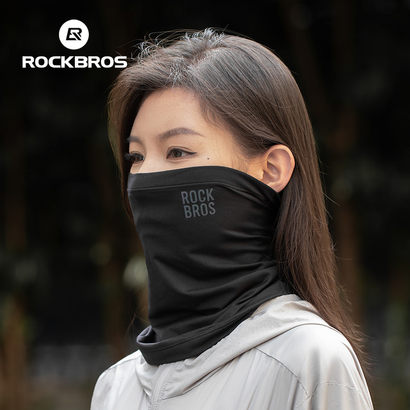 ROCKBROS Đi Xe Đạp Mặt nạ Chống Gió Ấm Áp Chống Tia UV Bảo Vệ Cổ Thoáng Khí Nhẹ Thoải Mái Mềm Mại Khăn Trùm Đầu Thiết Bị Ngoài Trời