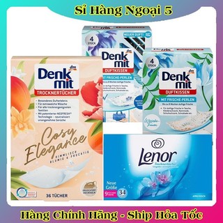[auth] Túi thơm quần áo trong tủ, thơm máy sấy DENKMIT, Giấy thơm quần áo LENOR HÀNG CHUẨN ĐỨC- Đủ BILL [Hot]