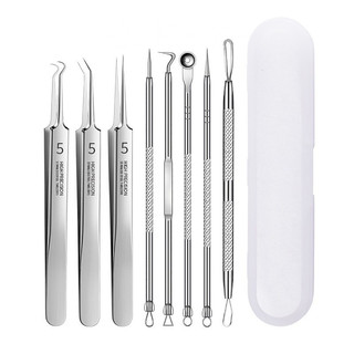 Set 5 Dụng Cụ Nặn Mụn Bằng Thép Không Gỉ Chất Lượng Cao