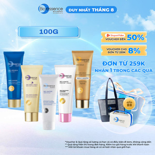 Sữa rửa mặt sạch sâu dưỡng da tươi sáng và căng mọng Bio-essence 100g