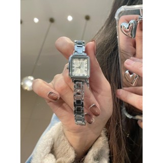 〖 CILOA 〗 2024 Đồng hồ nữ Fangtang phong cách mới Đồng hồ thạch anh gốm đôi nút bướm 0690