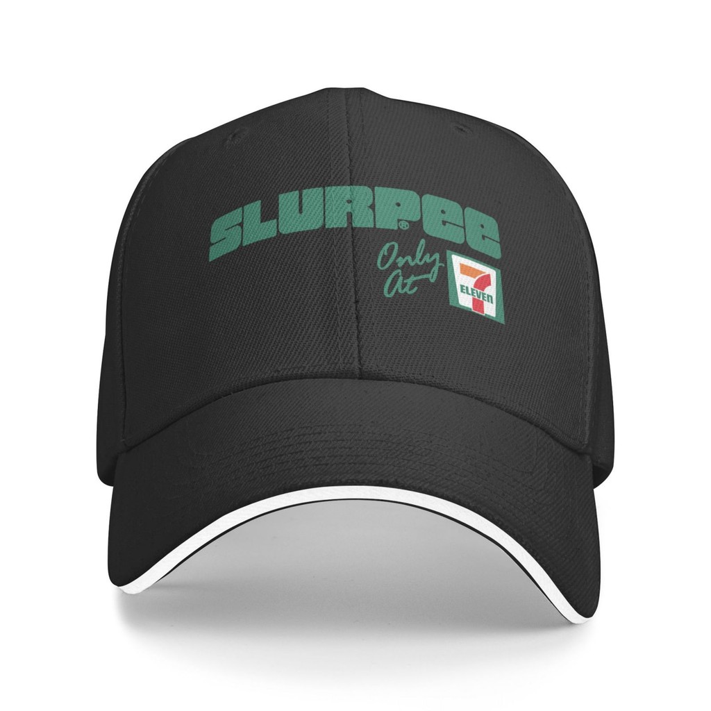 Thời Trang 100% Cotton Mũ Bóng Chày Slurpee Logo Uống Slushy Ice 7-Eleven Retro Đóng Băng Nước Giải 