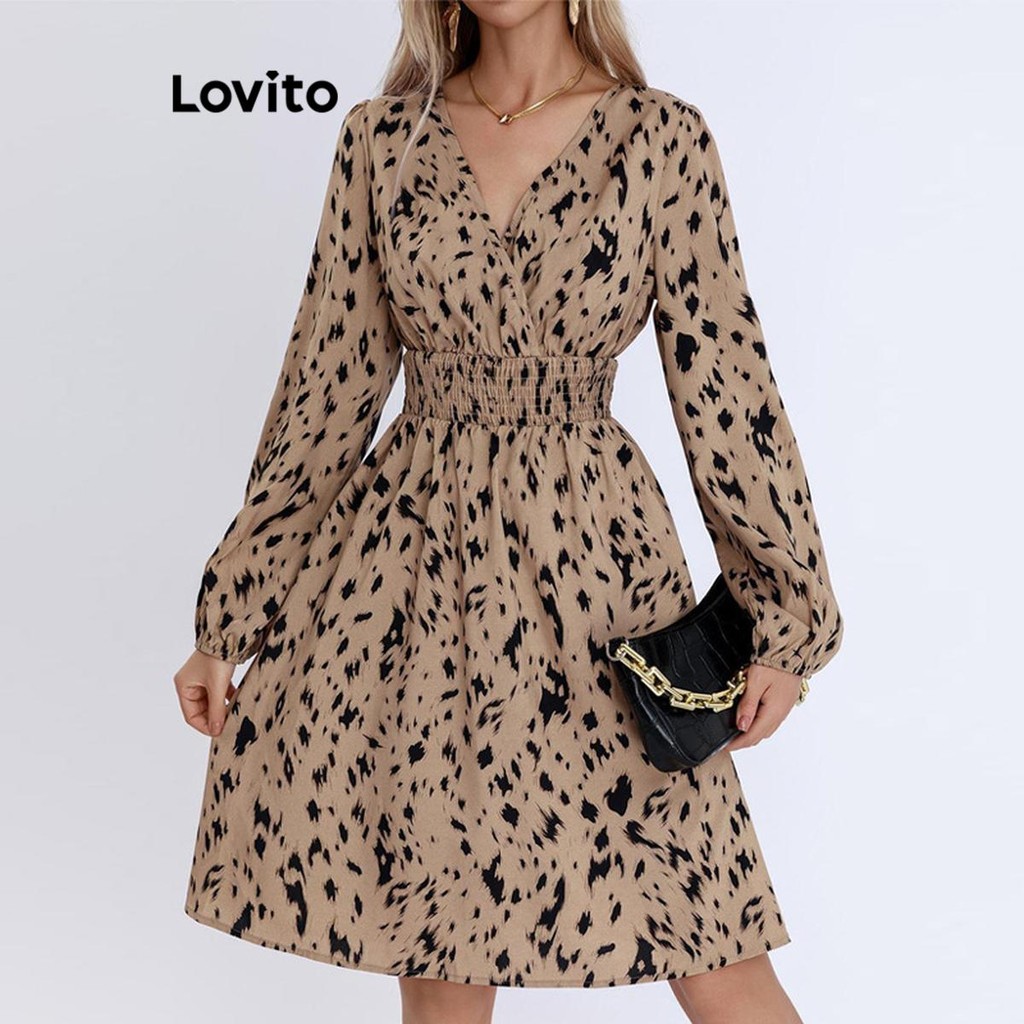 Lovito Đầm in hoa sang trọng dành cho nữ LNL68171