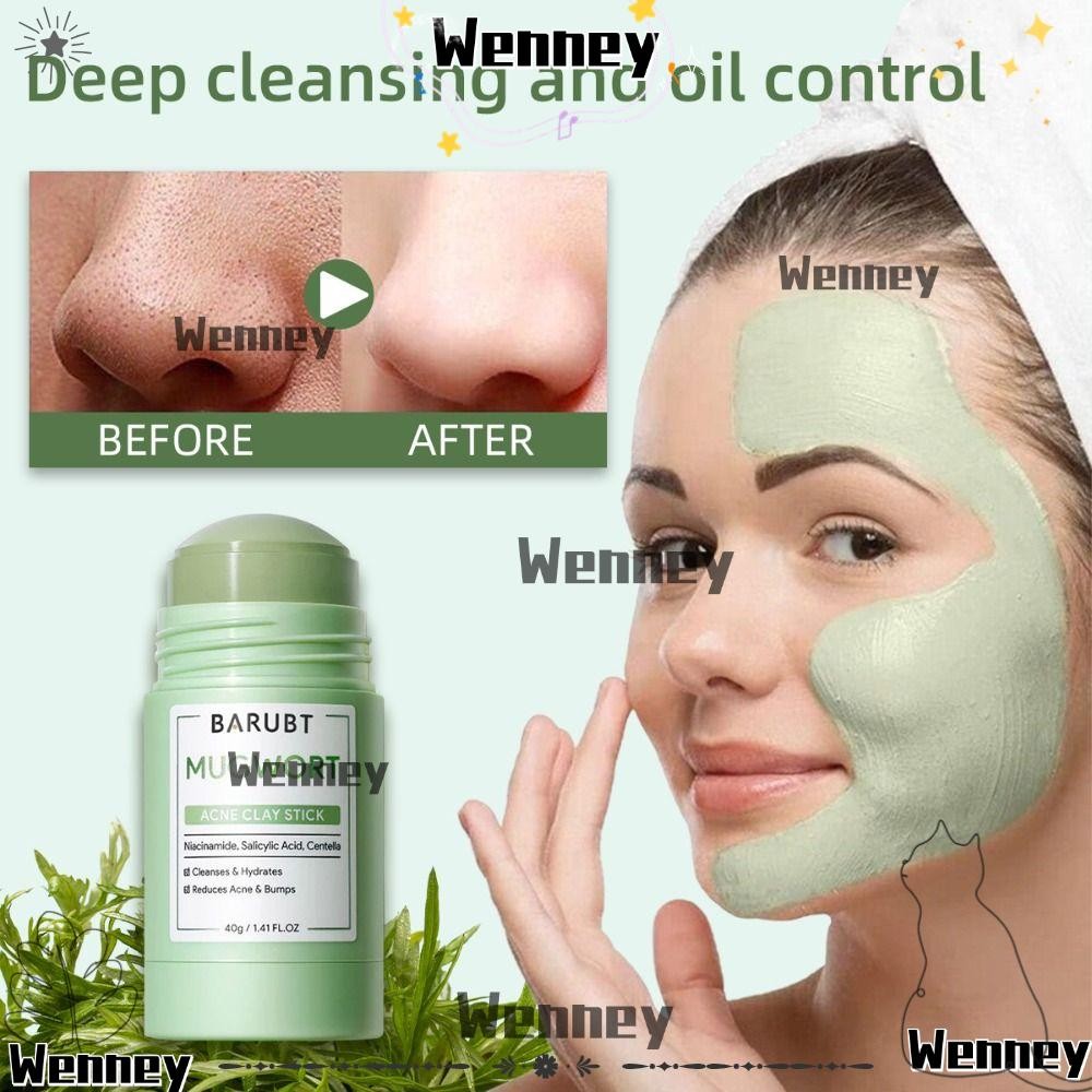 WENNEY Mugwort Stick, Loại bỏ mụn đầu đen Loại bỏ mụn trứng cá Alaska Volcano Stick, Làm trắng dưỡng