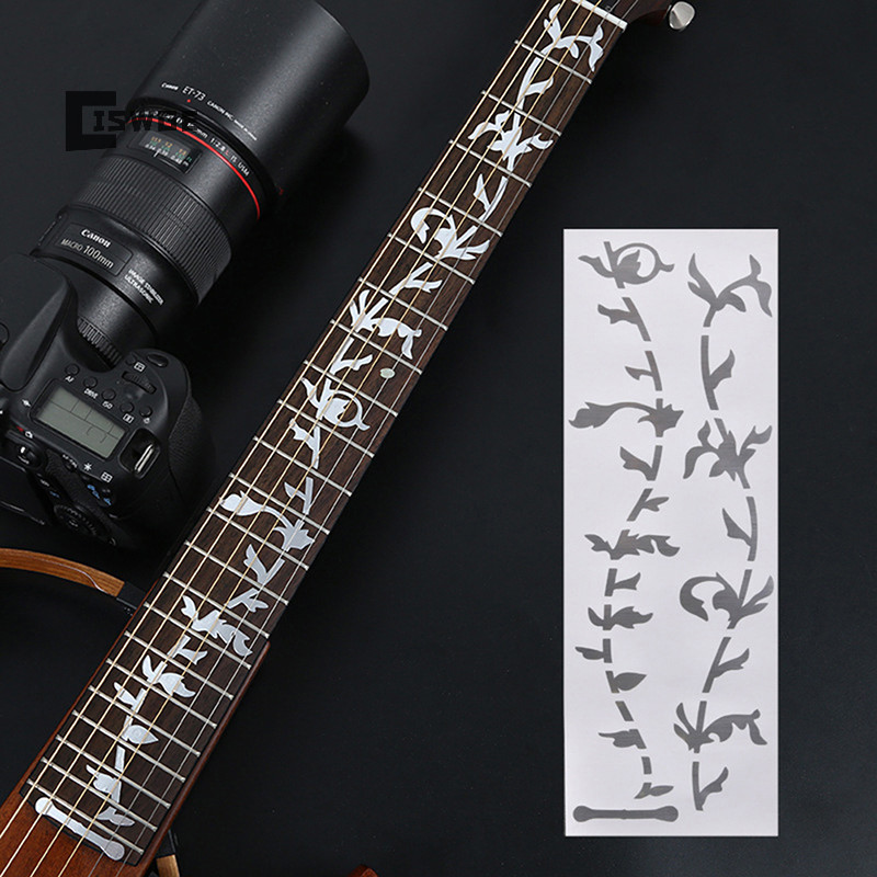 [Ciswge] Đàn Guitar Acoustic Điện Bass Dán Inlay Sticker Fretboard Marker Fret Decal [MỚI]