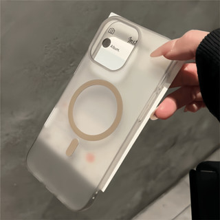  Ốp điện thoại silicon mềm từ tính mờ cho iPhone 16 15 14 13 12 11 Pro Max 16Plus 15Plus Vỏ chống sốc 