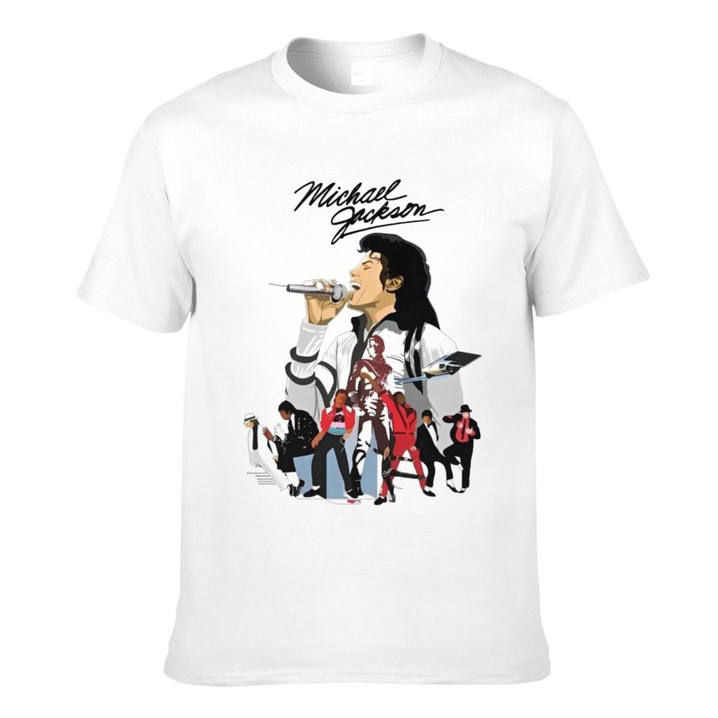 Áo thun Cotton nam in hình thời trang Michael Jackson (2)