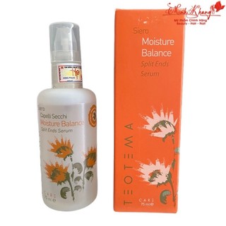 Serum ngăn tóc khô, chẻ ngọn Moisture Balance Split Ends Serum Teotema 75ml 