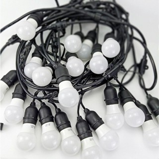 Dây đèn ngoài trời kèm bóng kín nước 5 mét 10 đuôi, 10 mét 15-20 đuôi