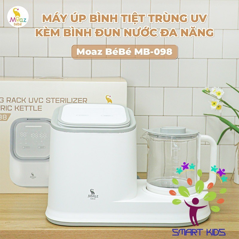 Máy Úp Bình Tiệt Trùng UV Kèm Bình Đun Nước Moaz BéBé MB-098