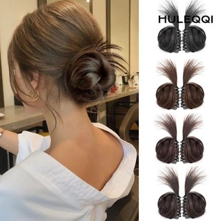  Bun Tóc Nhỏ Quấn Xung Quanh Xộn Đôi Tóc Bun Ngọt Mát Tổng Hợp Móng Vuốt Thấp Tóc Nối Dài Meatball Tóc Giả Nữ 