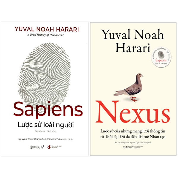 Sách Combo Sách Sapiens Lược Sử Loài Người + Nexus - Lược Sử Của Những Mạng Lưới Thông Tin (Bộ 2 Cuố