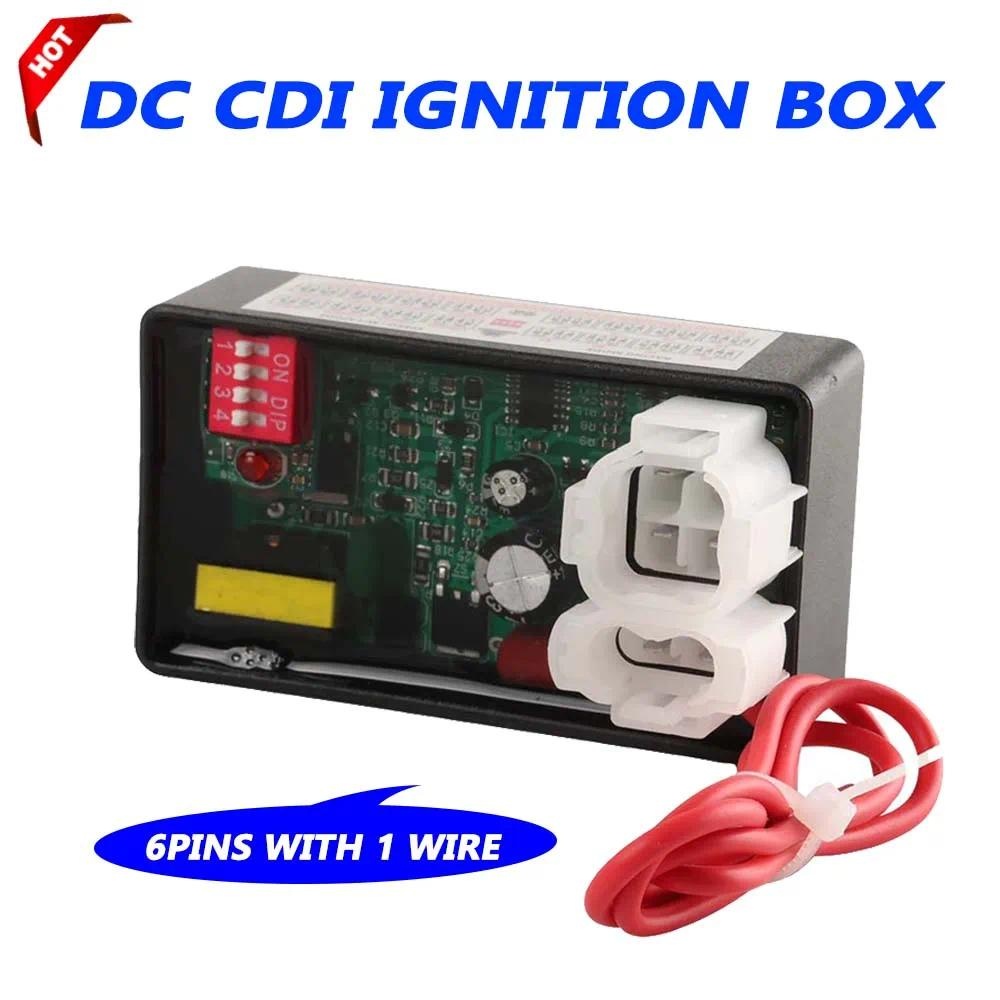 Phù hợp cho xe máy Honda ViVa thái 110cc 6 Pins Universal Ignition IC CDI Tốc độ giới hạn 4000-12000