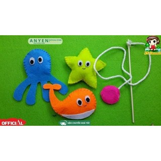 Vải dạ màu ( vải nỉ cứng)khổ 45*45 cm