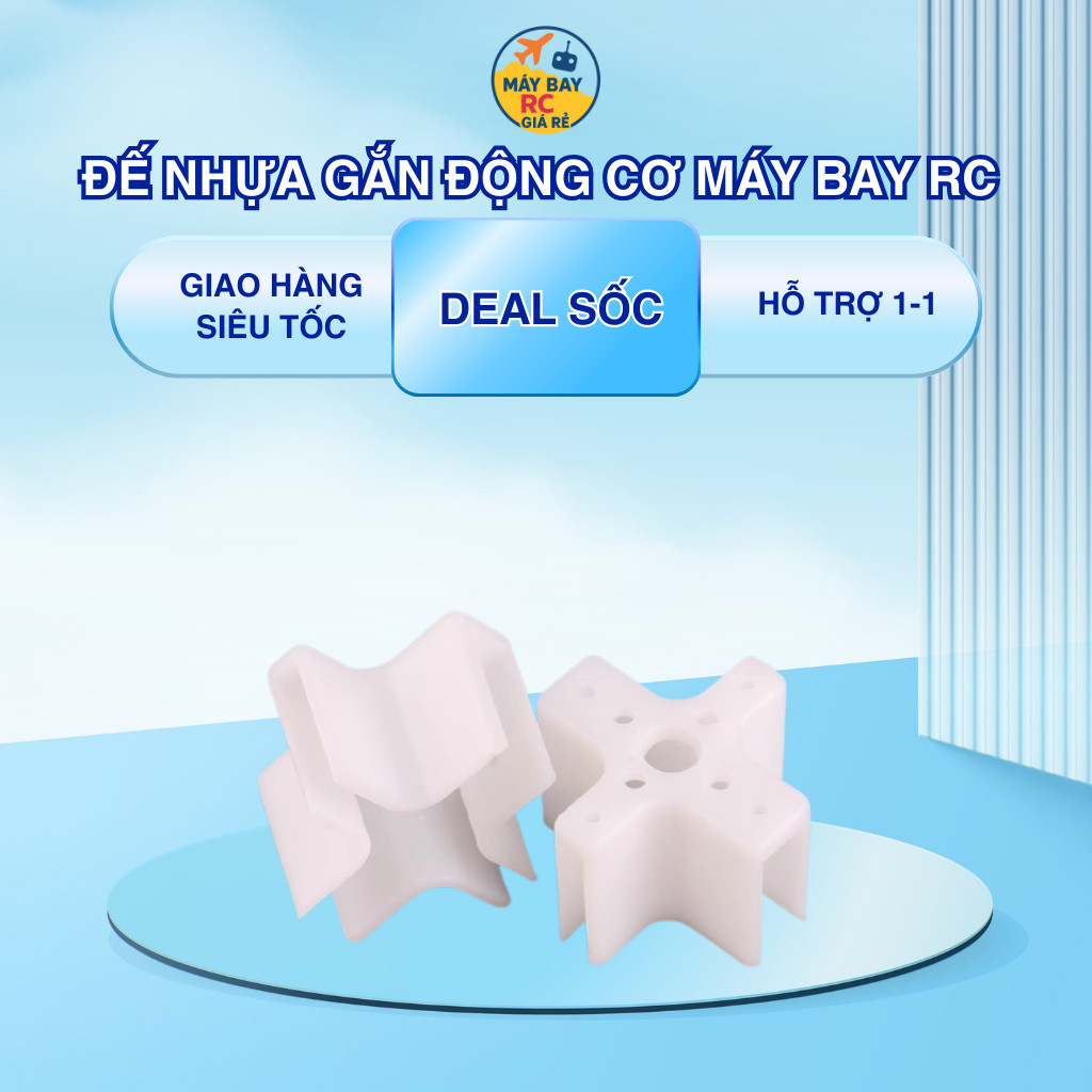 Đế Nhựa Gắn Động Cơ Máy Bay RC | Giá Đỡ Motor A2212, 1806, 2205,...