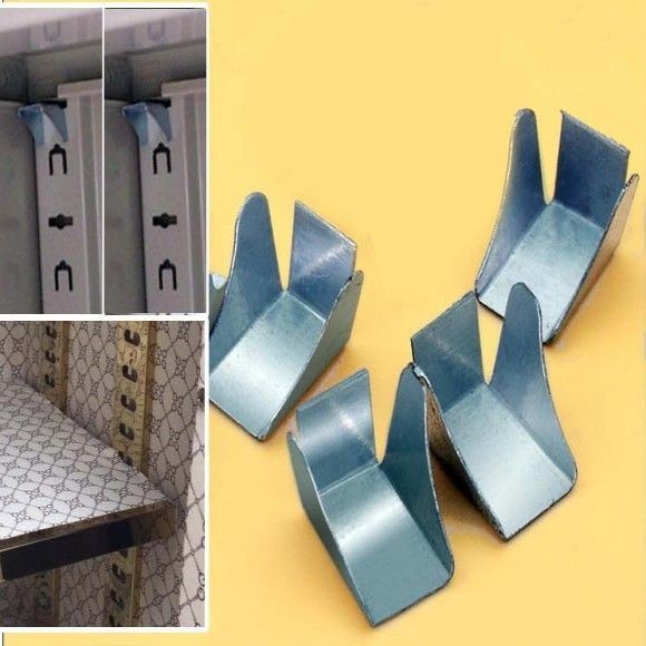 SANCHGENGHL1314 Thiếc Kẹp 10 Chiếc Gói Dữ Liệu Tủ Khóa Tủ Dữ Liệu Laminate Kéo Kệ Sách Nhựa An Toàn 